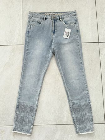 Leichte 7/8 Damen Jeans Hose von NILE, Gr. S, neu. Regular 
